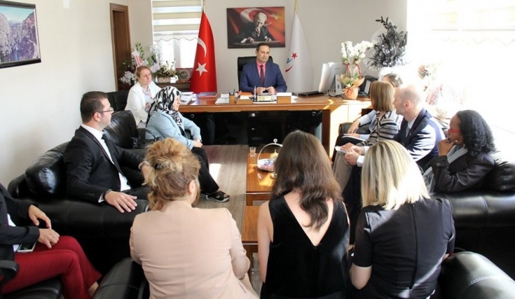Dünya Sağlık Örgütü Türkiye Temsilcileri Erzincan’da