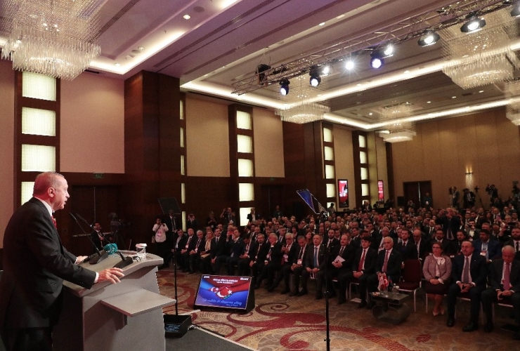 Cumhurbaşkanı Erdoğan, Dünya Türk İş Konseyi Bakü Buluşması Toplantısı’na Katıldı