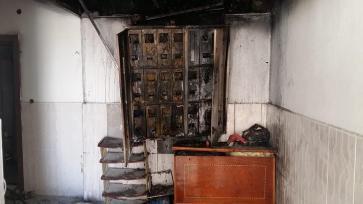 Besni’de Evde Çıkan Yangın Paniğe Neden Oldu