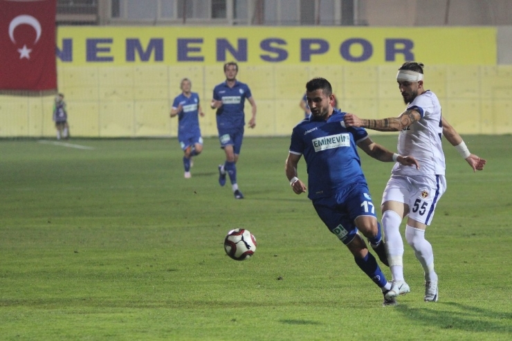 Tff 1. Lig: Ekol Göz Menemenspor: 0 - Büyükşehir Belediye Erzurumspor: 0