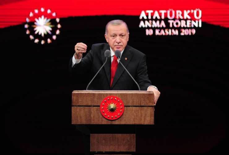Cumhurbaşkanı Erdoğan: "Ülkemizde Yıllardır En Büyük Ticaret Atatürk Ve Cumhuriyet Ticaretidir" (1)