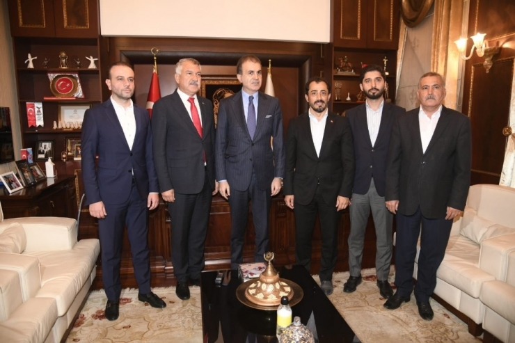 Ak Parti Sözcüsü Çelik, Chp’li Adana Büyükşehir Belediyesini Ziyaret Etti