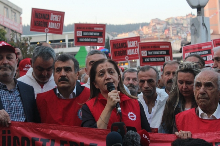 Disk Genel Başkanı Arzu Çerkezoğlu: “Vergide Adalet Mücadelesini Omuz Omuza Yürütüyoruz”