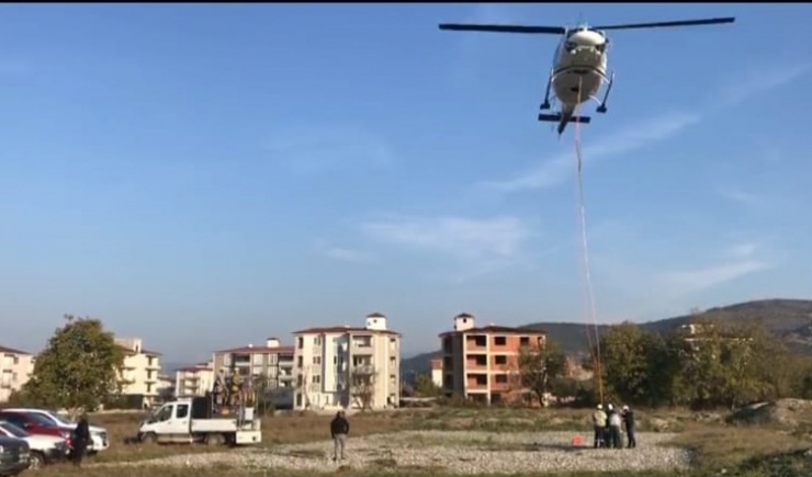 İznik Semalarında Uçan Helikopterin Esrarı Çözüldü