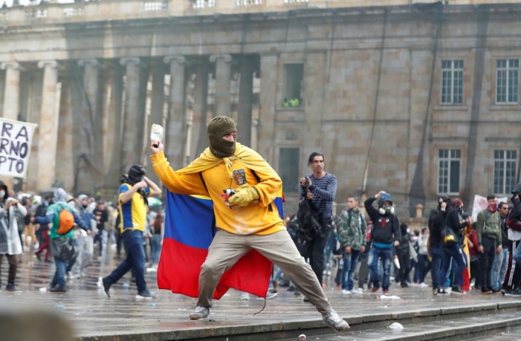 Hükümet Karşıtı Gösteriler Kolombiya’ya Da Sıçradı
