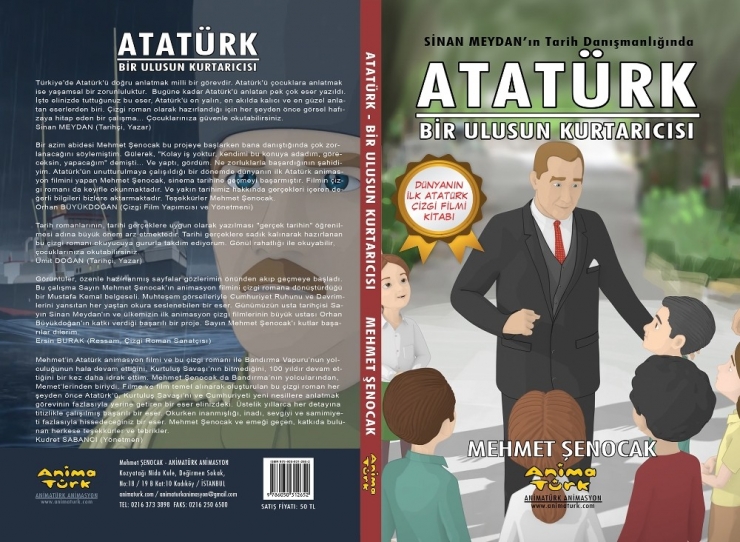 ‘Atatürk Bir Ulusun Kurtarıcısı’ Çizgi Romanı Raflarda