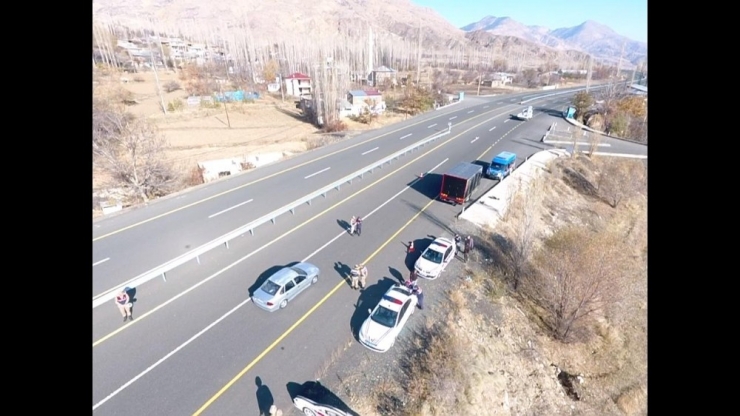 Oltu Jandarma Trafik Timleri Drone İle Uygulamaya Geçti