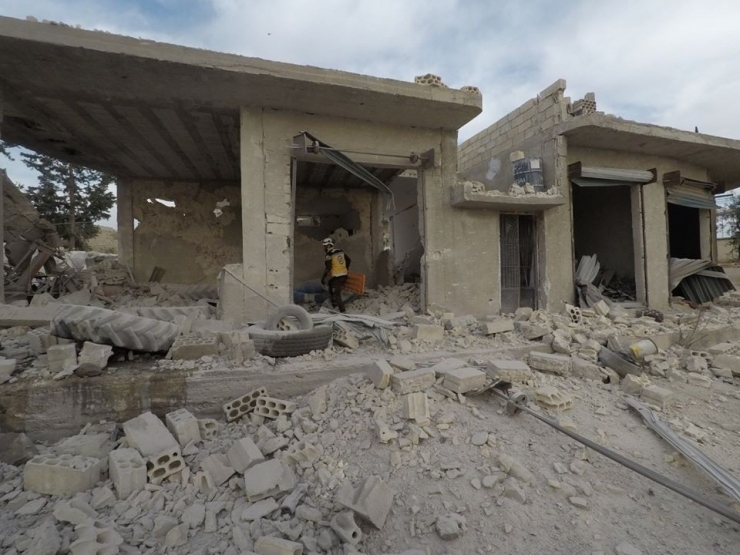 Rus Savaş Uçakları İdlib’ı Bombaladı: 2 Ölü