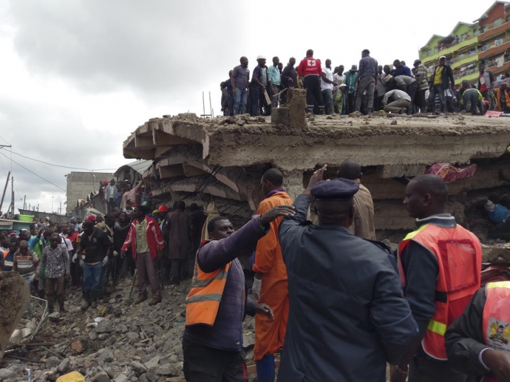 Kenya’da 6 Katlı Bina Çöktü