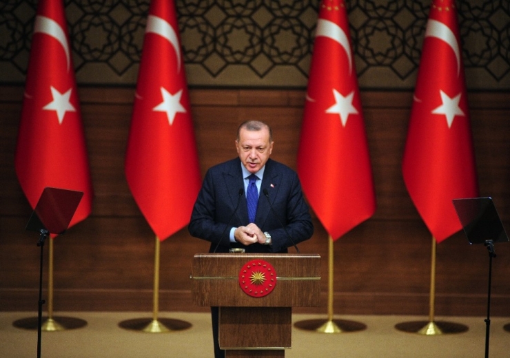 Cumhurbaşkanı Erdoğan: "En Kısa Zamanda İhalesini Yapmak Suretiyle Kanal İstanbul’a Başlayacağız."