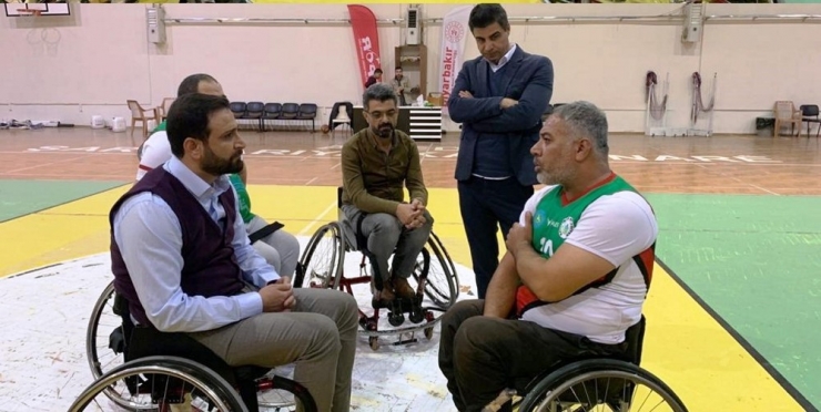Askon Diyarbakır Şube Başkanı Nasıranlı, Engelli Sporcuların Sorunların Dinledi