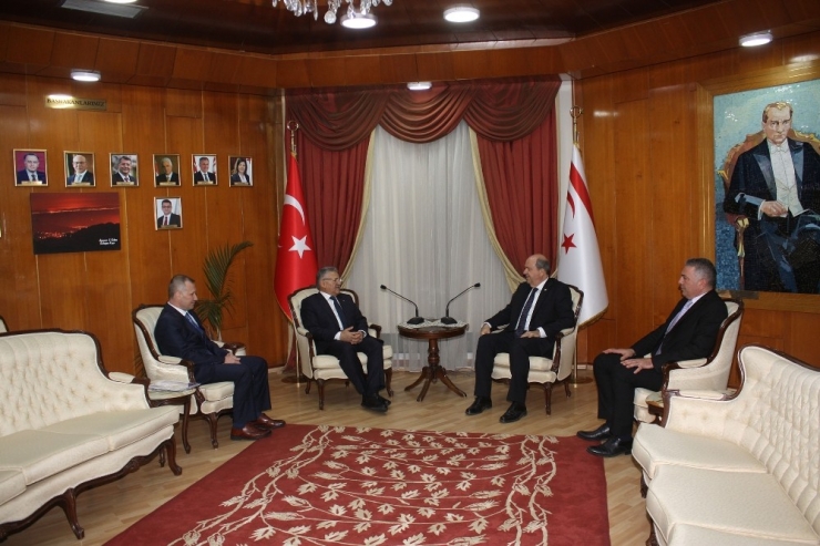 Kktc Başbakanı Tatar, Kayseri Belediye Başkanı Büyükkılıç’ı Kabul Etti
