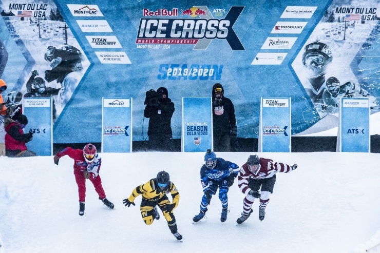 Red Bull Ice Cross’ta Abd Etabını Croxall Ve Trunzo Kazandı