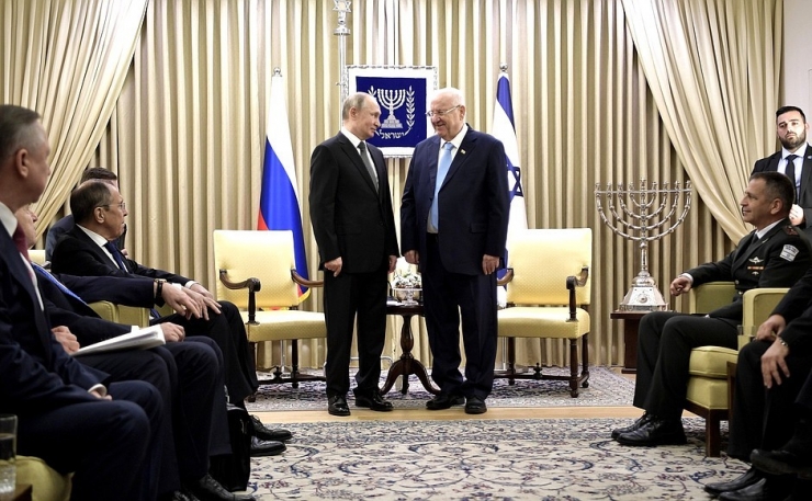 Putin, İsrail’de Başbakan Netanyahu Ve Cumhurbaşkanı Rivlin İle Görüştü