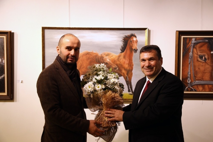 ‘Atların Rüyası’ Adlı Resim Sergisi Osm’de Açıldı