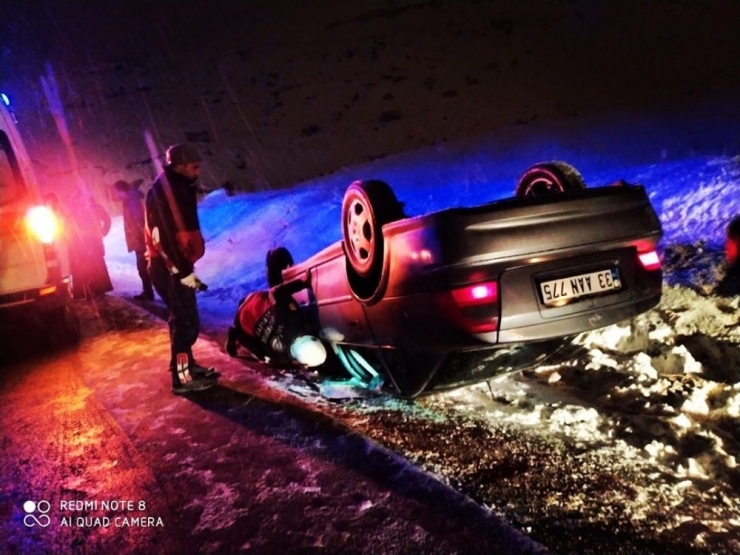 Van’da Trafik Kazası; 1 Yaralı