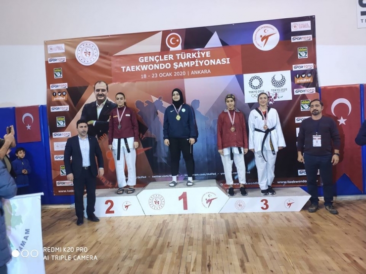 Sudenur Erciyes, Taekwondo Türkiye Üçüncüsü Oldu