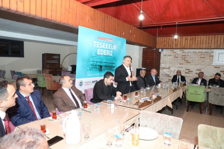 Başkan Şayir’den Emekli Olan Belediye Personeline Vefa Yemeği