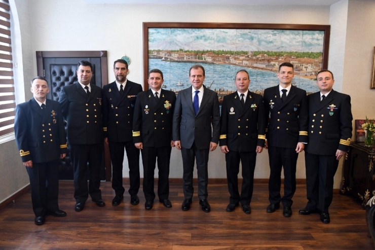 Başkan Seçer, Nato Gemi Komutanlarını Ağırladı