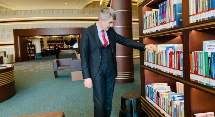 Rektör Uysal: “Millet Kütüphanesi Milletimiz İçin Medar-ı İftihar Vesilesi Olacak Bir Eser”
