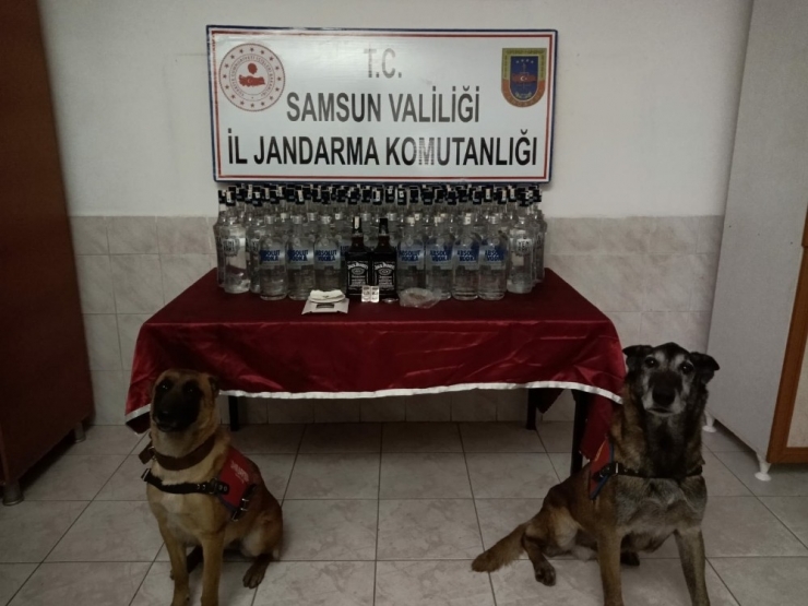 Samsun’da Sahte İçki Ve Uyuşturucu Madde Operasyonu: 2 Gözaltı