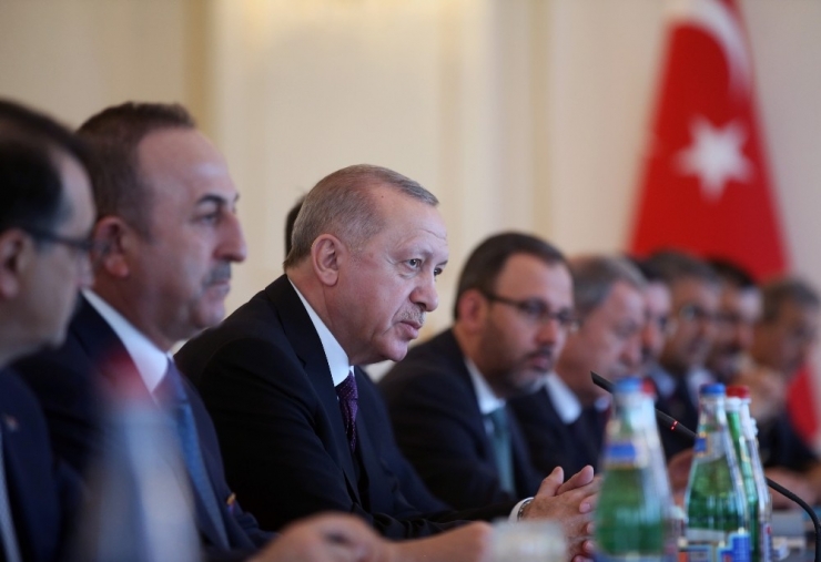 Cumhurbaşkanı Erdoğan, Aliyev İle Yüksek Düzeyli İşbirliği 8.toplantısı’na Başkanlık Etti