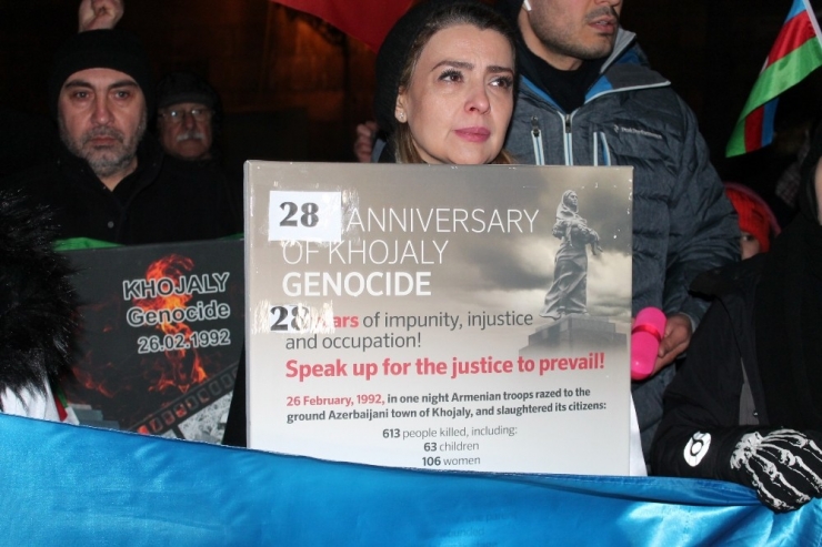 İsveç’te Hocalı Katliamının 28. Yıl Dönümünde Yürüyüş Düzenlendi