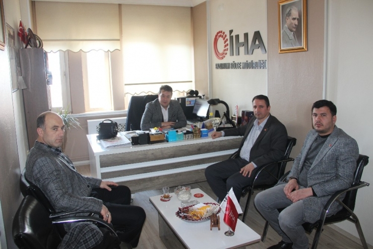 Yeniden Refah Partisi Erzurum İl Başkan’ından İha’ya Ziyaret