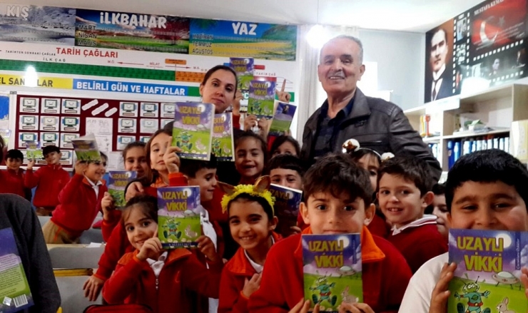 Çocuk Kitapları Yazarı Ali Ellikci, Çeşmeli Çocuklarla Buluştu