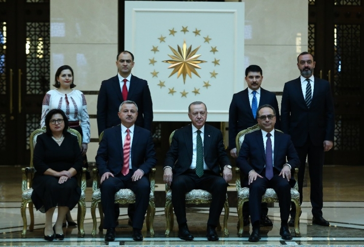 Cumhurbaşkanı Erdoğan, Moldova Büyükelçisini Kabul Etti