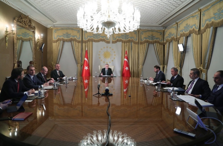 Cumhurbaşkanı Erdoğan Avrupa Liderleriyle Telekonferansla Görüştü