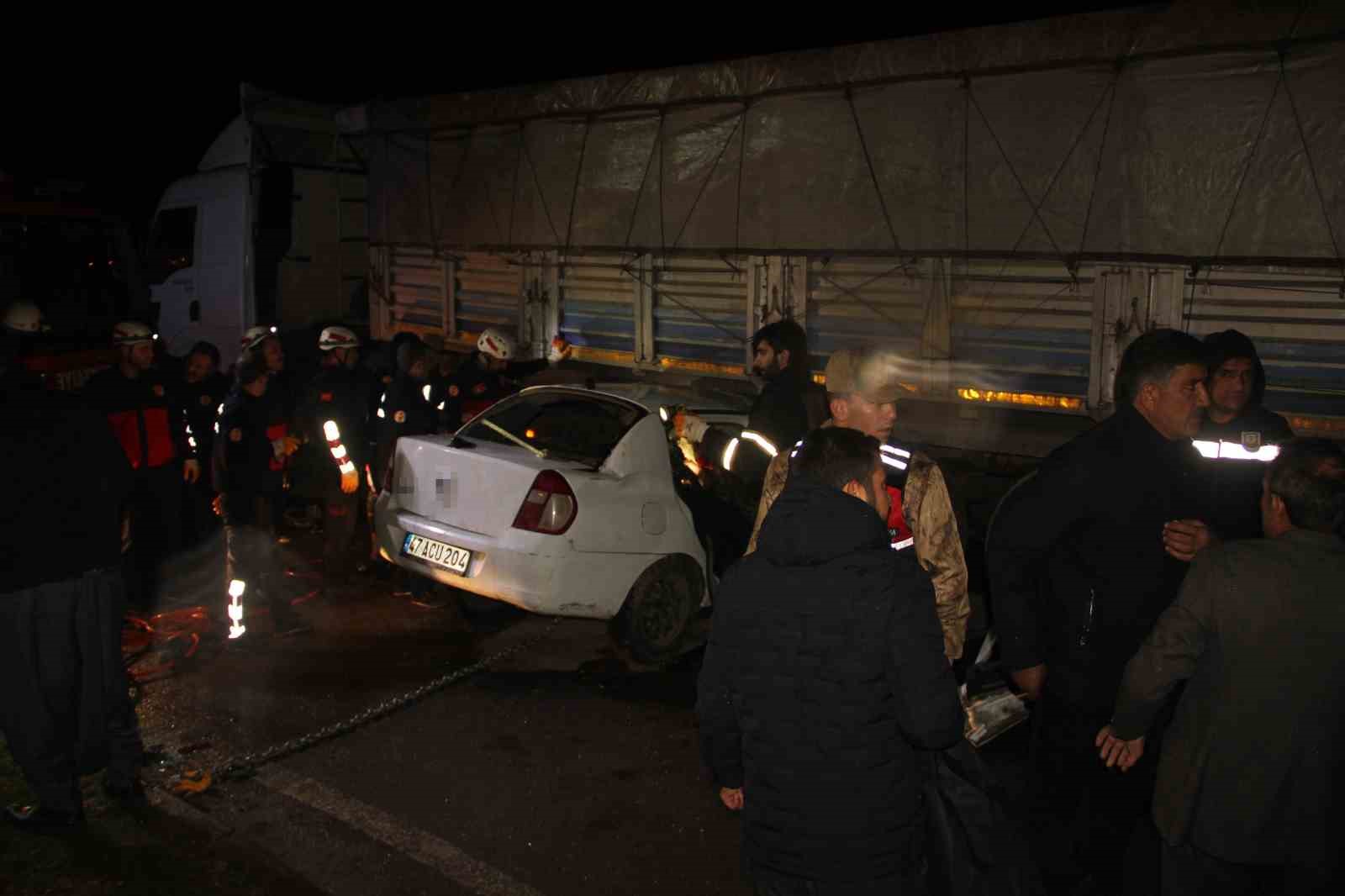 Şanlıurfa’da feci kaza: 3 ölü, 2 yaralı 