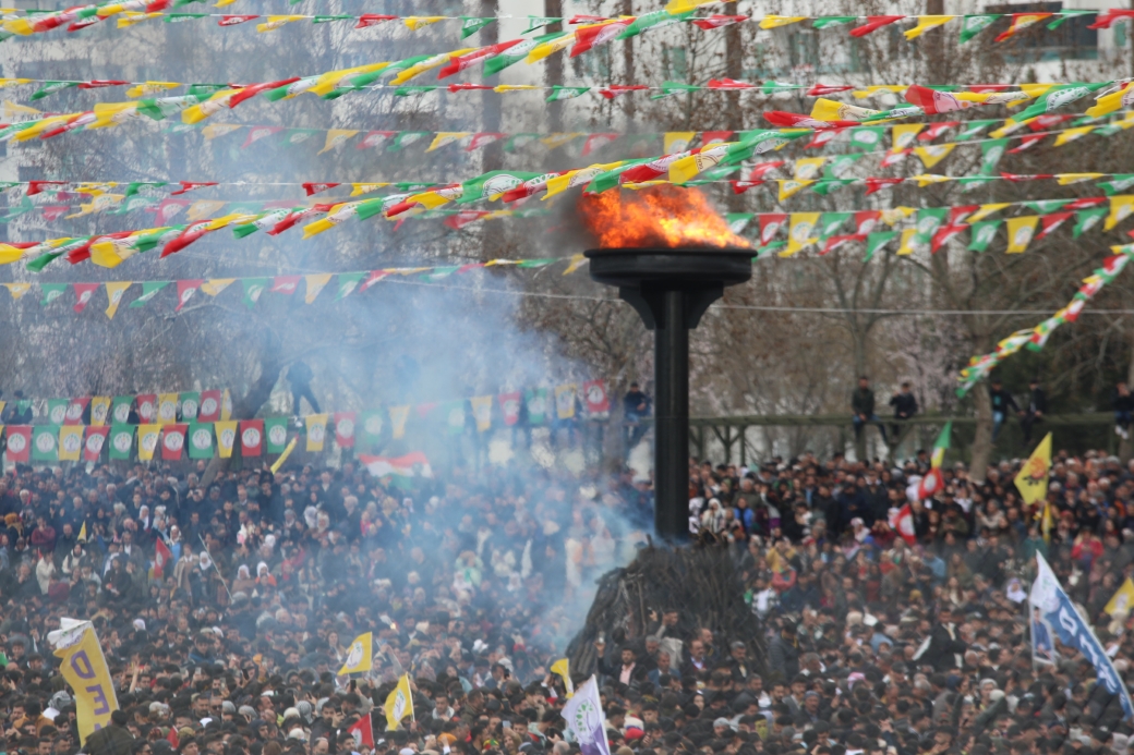 Diyarbakır’da Nevruz kutlamasında terör propagandasına 166 gözaltı