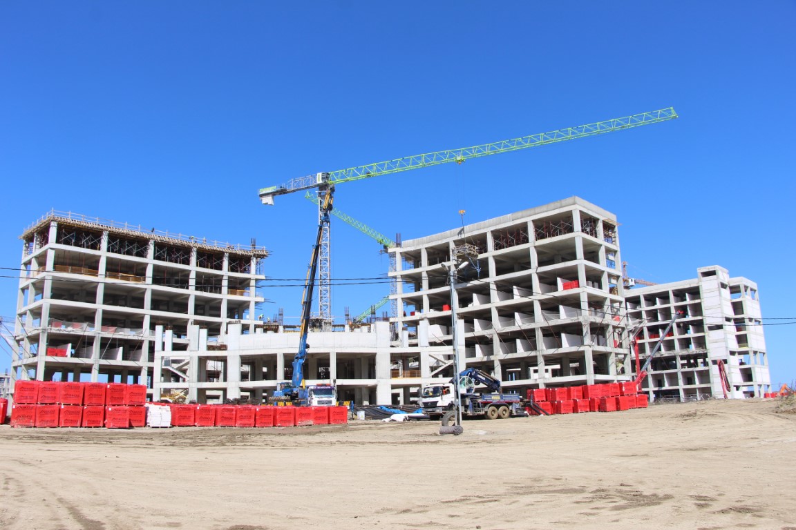 Trabzon Şehir Hastanesi’nin kaba inşaatı tamamlandı