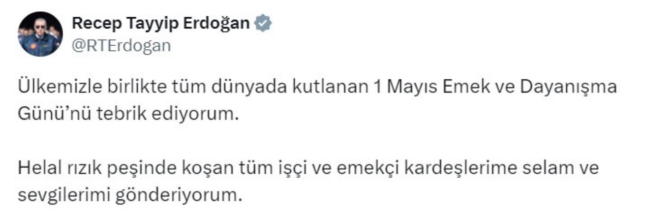 Cumhurbaşkanı Erdoğan: 