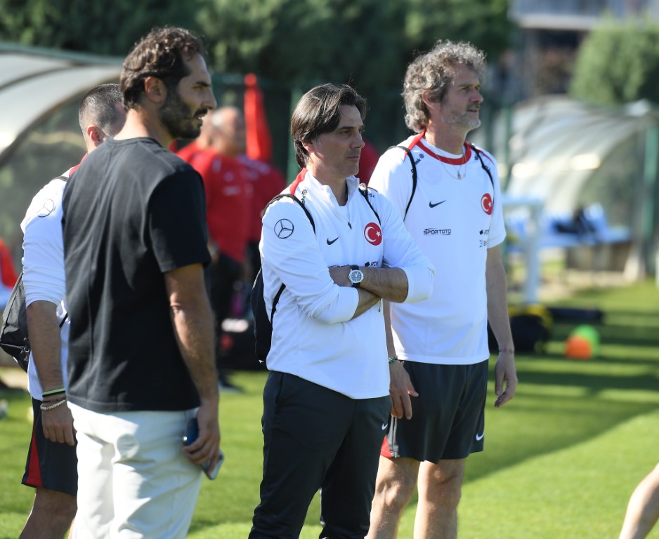 Montella’dan Ümit Millî Takım antrenmanına ziyaret