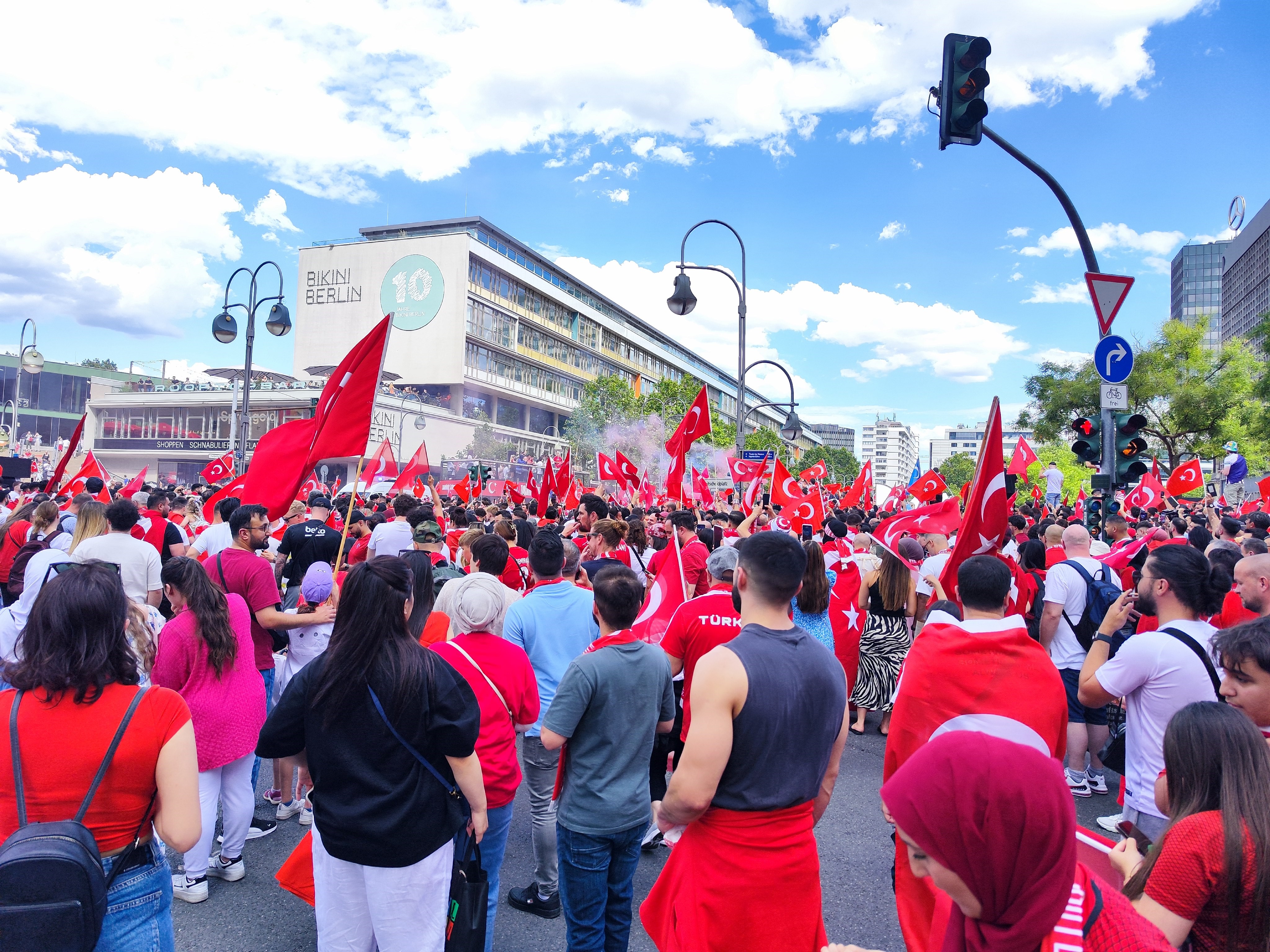 Berlin'de Türkiye coşkusu