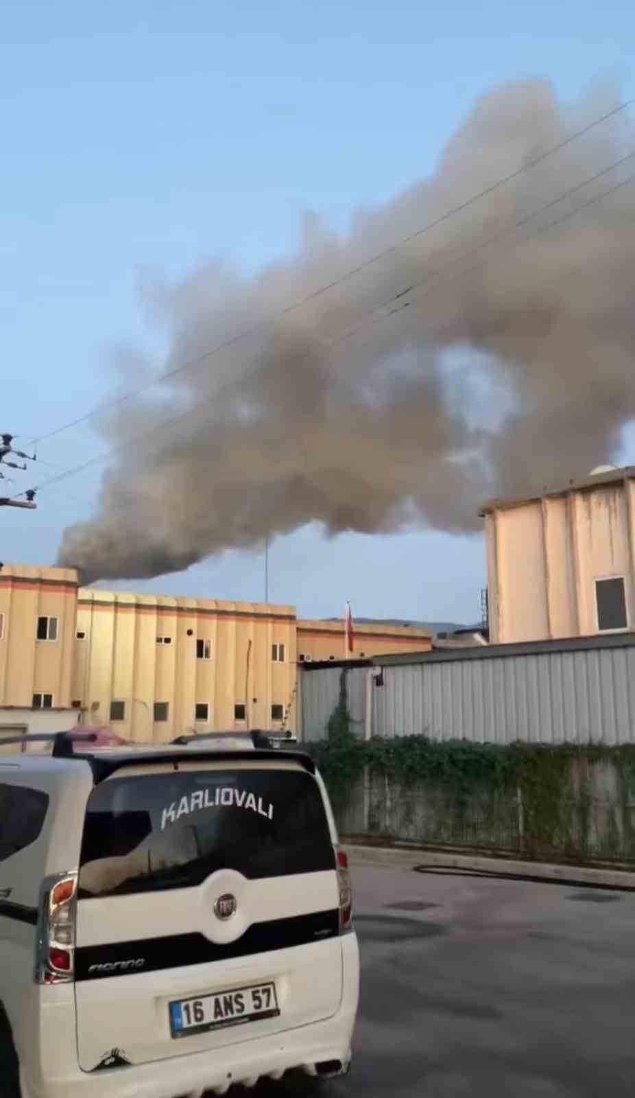 Bursa&rsquo;da tekstil fabrikasında yangın 