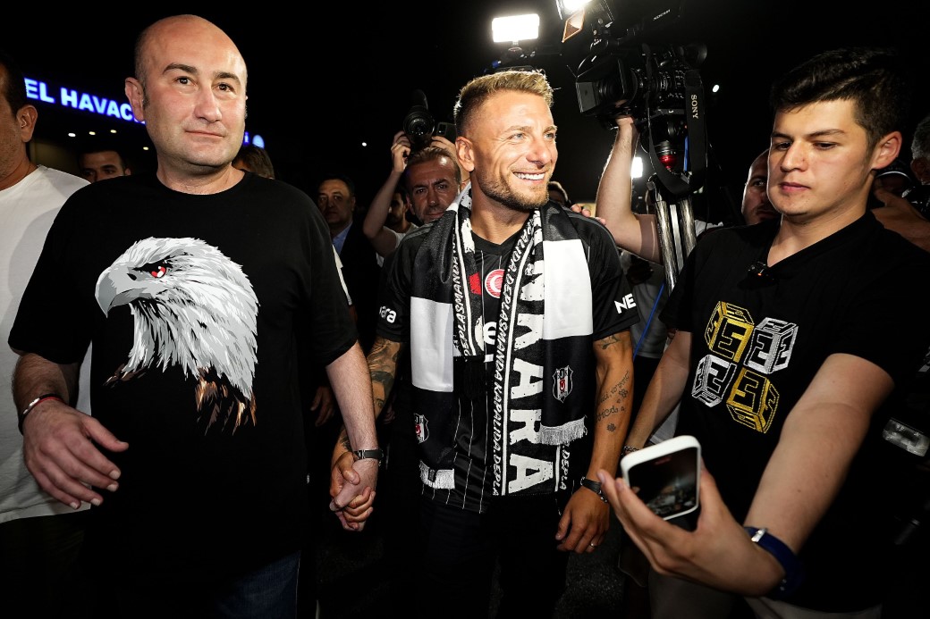Beşiktaş&rsquo;ın yeni transferi Immobile İstanbul&rsquo;da