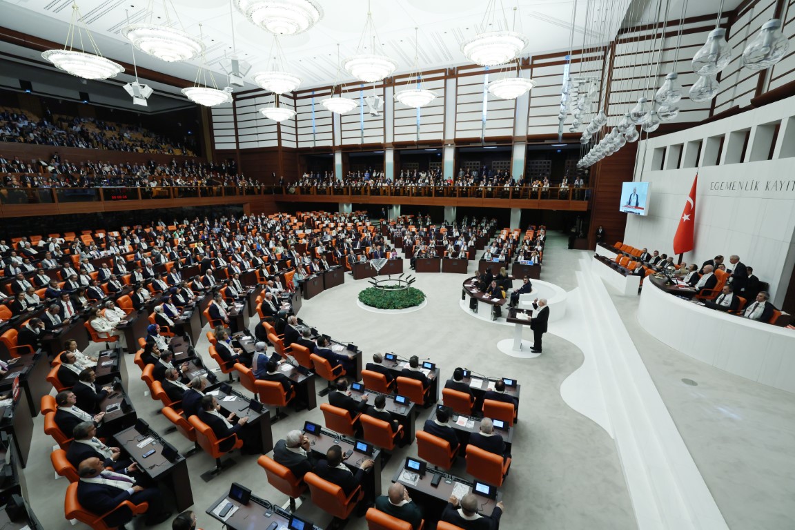 Cumhurbaşkanı Erdoğan, TBMM’nin Filistin konulu olağanüstü toplantısına katıldı