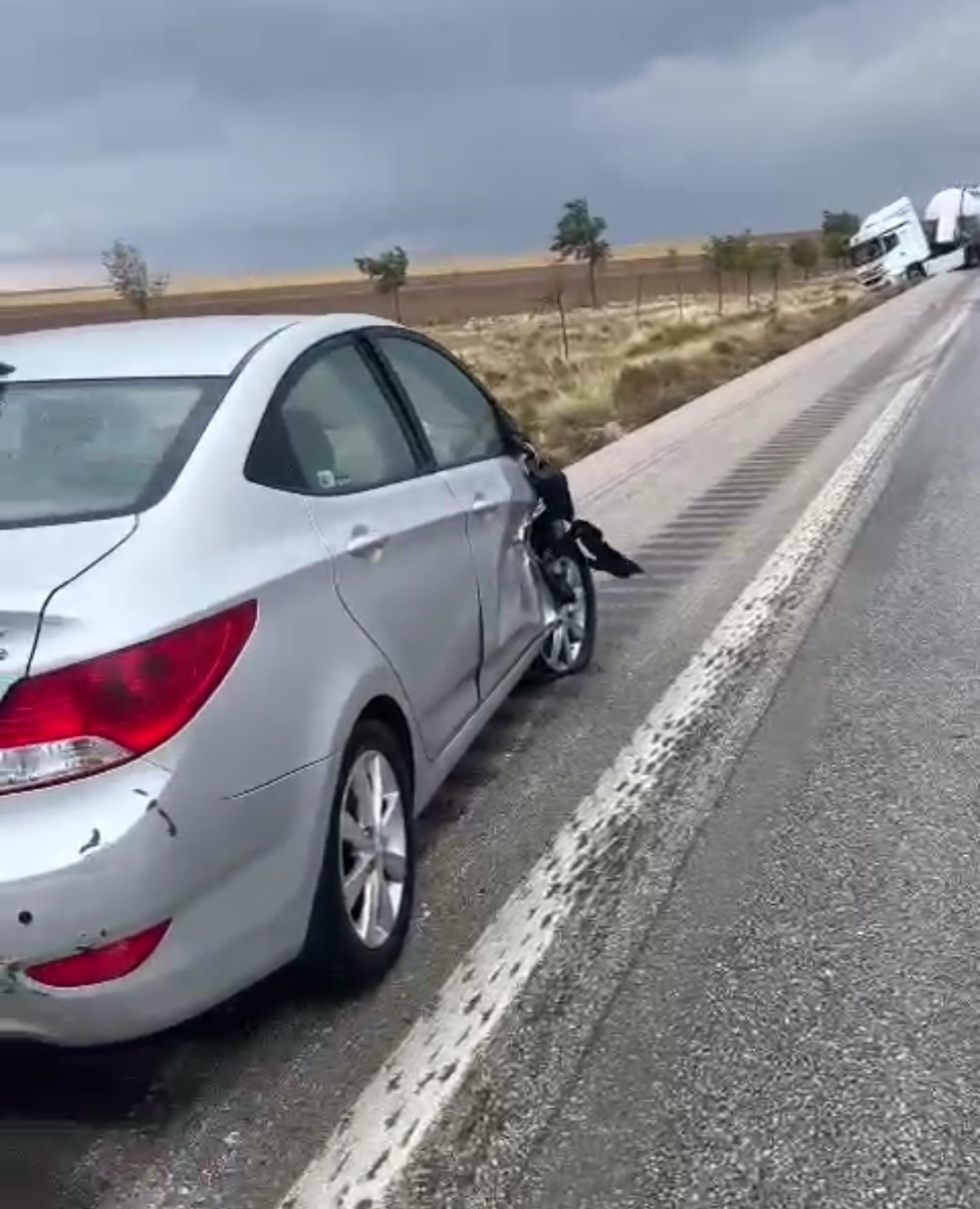 Konya’da toz fırtınasında zincirleme kaza: 6 yaralı 