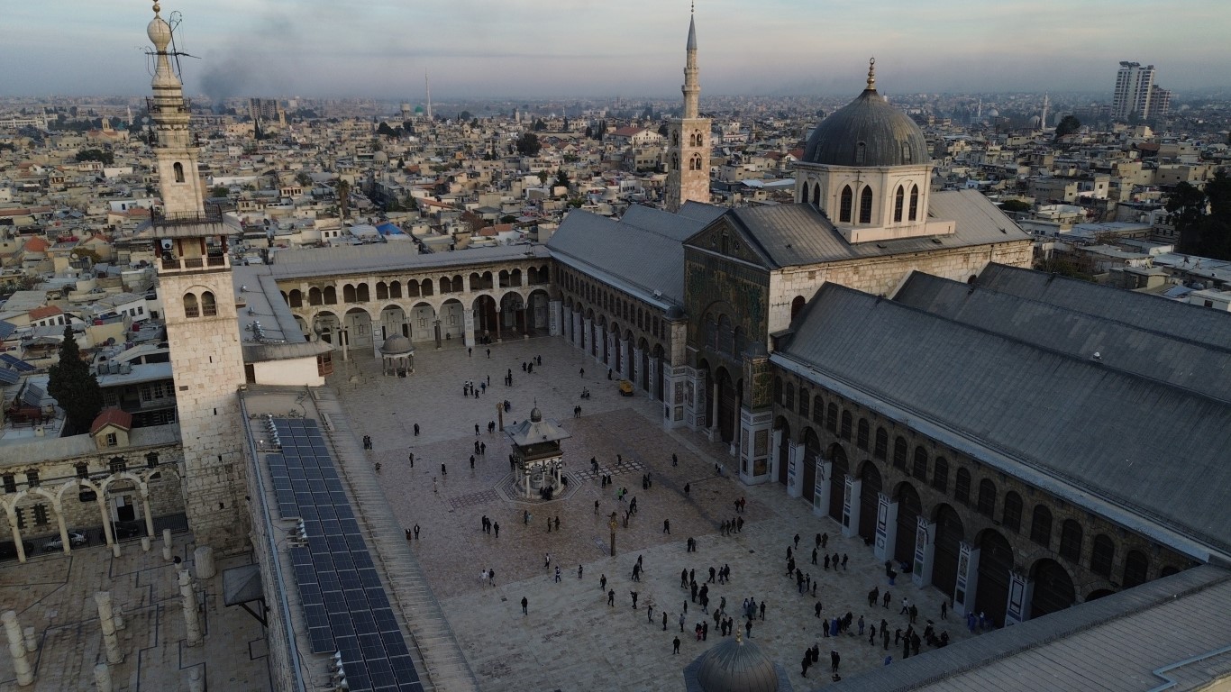 Medeniyetlere ev sahipliği yapan Şam’ın kalbi Emevi Camii