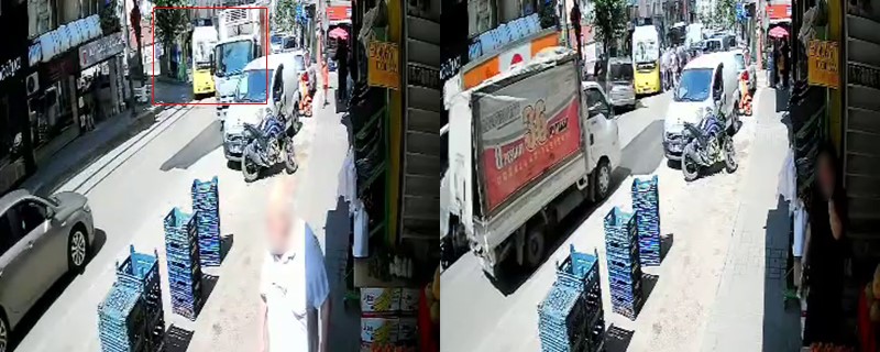 halk-otobusu-tali-yoldan-cikan-otomobille-carpisti