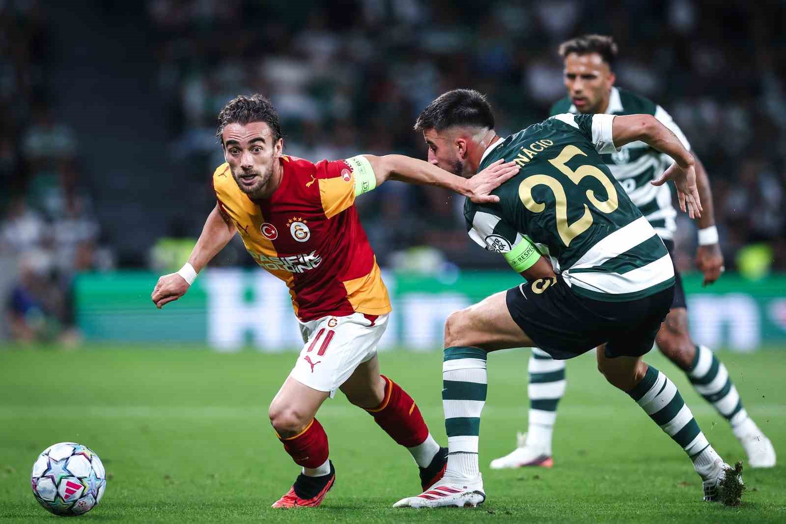 uefa-sampiyonlar-ligi-sporting-1-galatasaray-1-ilk-yari