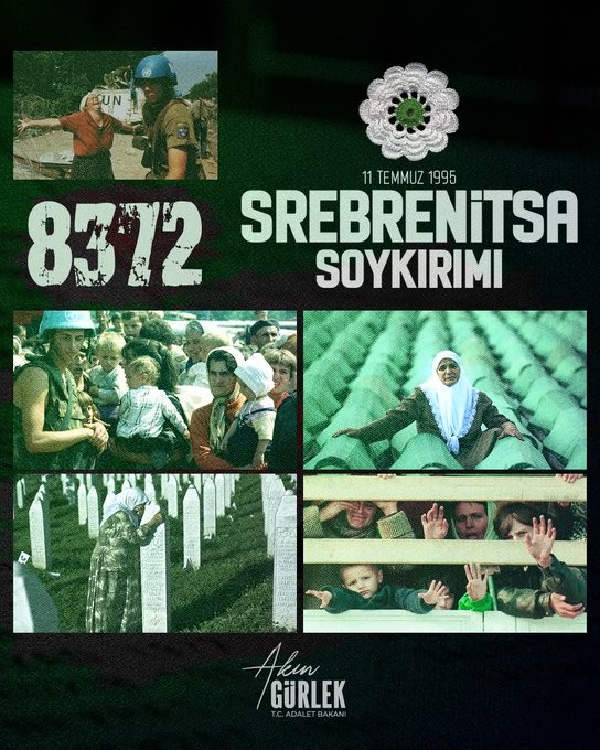 bakan-gurlek-srebrenitsa-soykirimi-insanlik-tarihine-kara-bir-leke-olarak-gecen-buyuk-bir-acidir