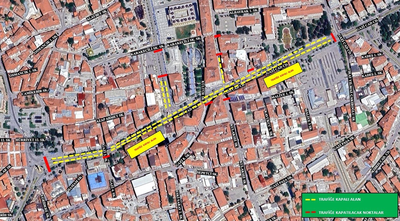 gazi-caddesi-trafige-kapatilacak