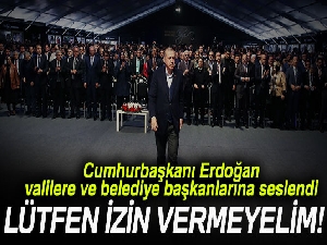 Cumhurbaşkanı Erdoğan: 'Lütfen dikey yapılaşmaya izin vermeyelim'