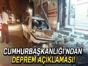 Cumhurbaşkanlığı Sözcüsü Kalın: 'AFAD, Kızılay harekete geçti'