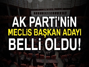 AK Parti'nin Meclis Başkanı Adayı İsmail Kahraman oldu