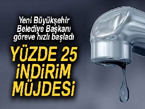 Balıkesir'de suda büyük indirim